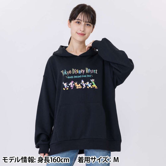 黑色 Tokyo Disney Resort 連帽衛衣