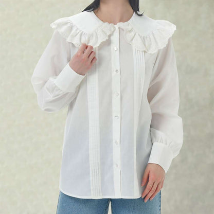 Minnie 白色長袖襯衫 Minnie Day