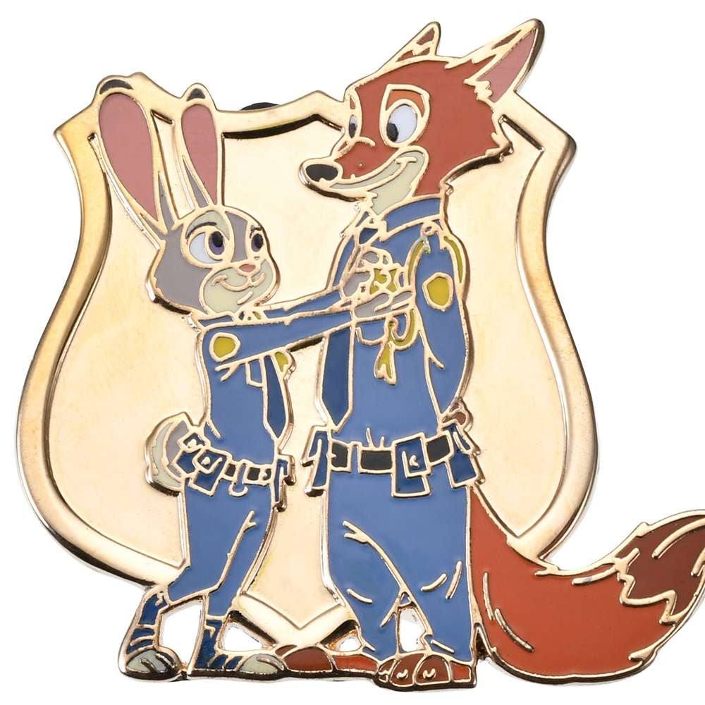 Judy & Nick Pin | 10TH Anniversary Collection from the Disney movie Zootopia
