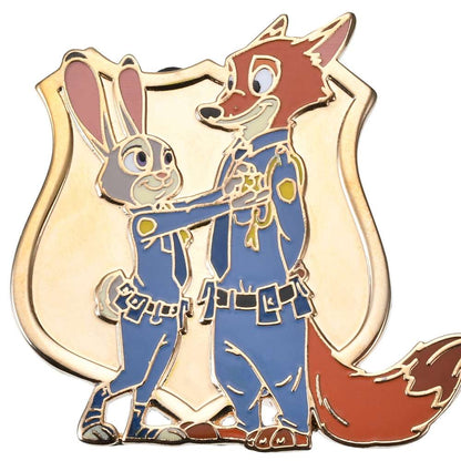 Judy & Nick Pin | 10TH Anniversary Collection from the Disney movie Zootopia