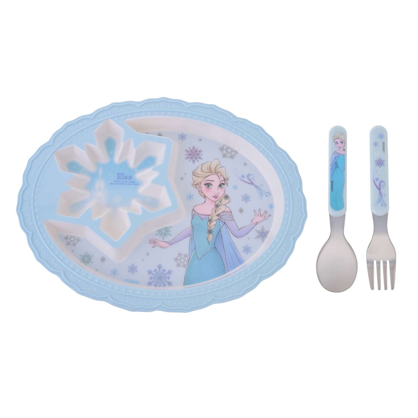 Elsa/ Rapunzel/ Ariel 餐碟連餐具