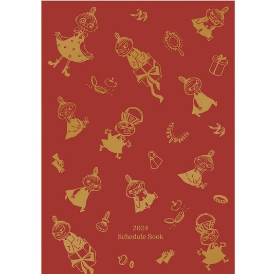 Moomin 呀美(紅色) A6 Schedule Book 2024