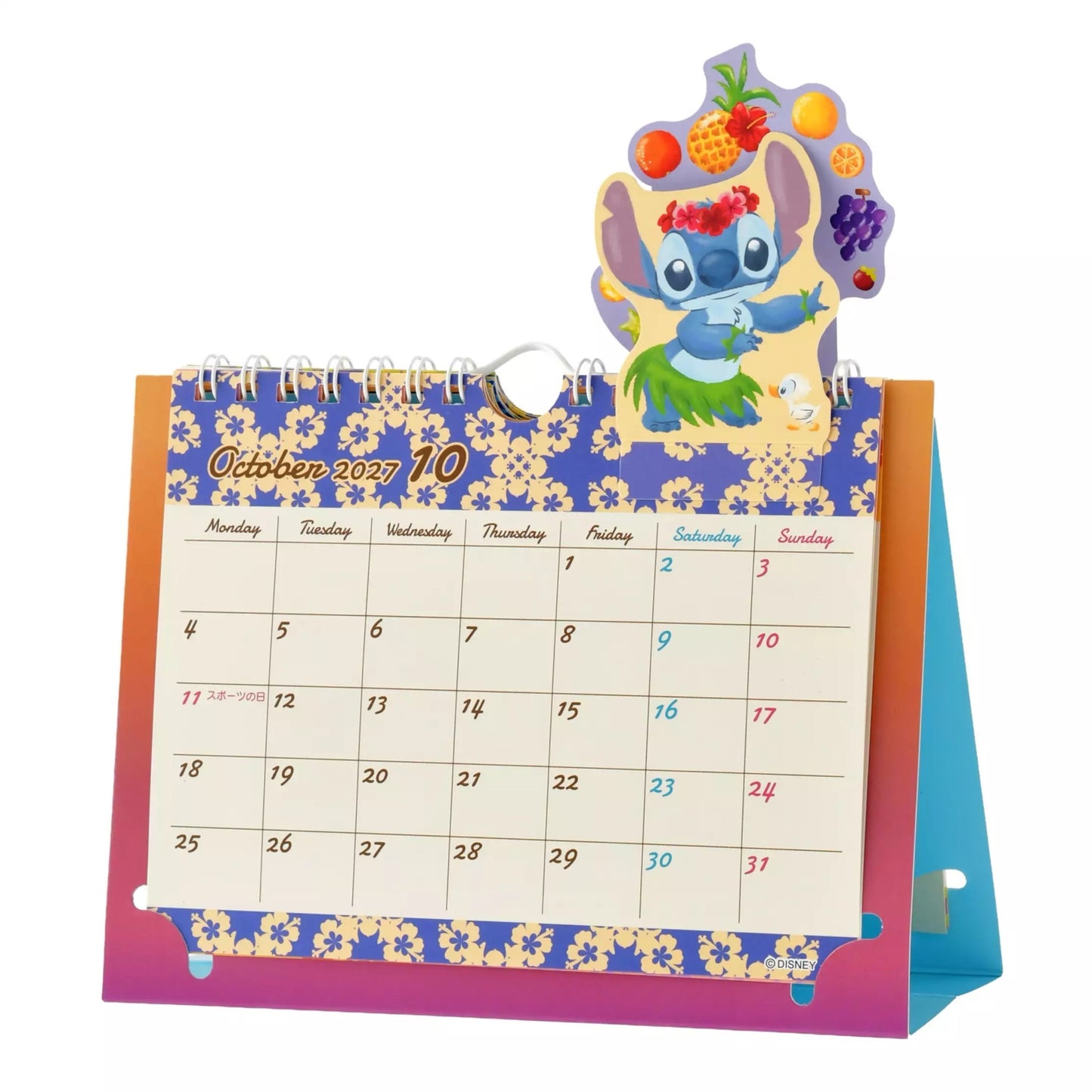 Stitch 坐枱月曆 |CALENDAR ＆ ORGANIZER 2027