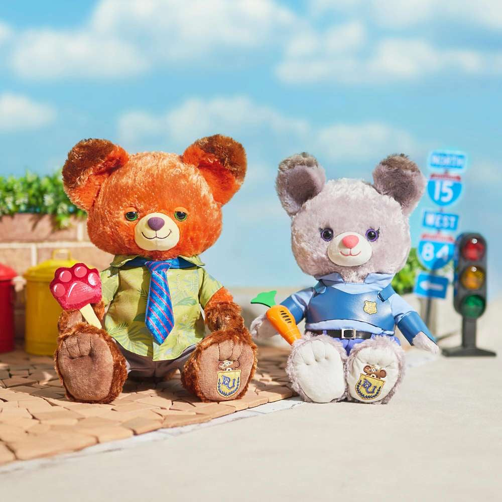 Nick/ Judy Unibearsity M size 公仔 | Zootopia