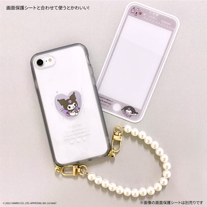 Sanrio 電話珍珠手環連手機殼 iPhone case Melody/ Kuromi/ Cinnamoroll iPhoneSE(第3世代/第2世代)/8/7/6s/6