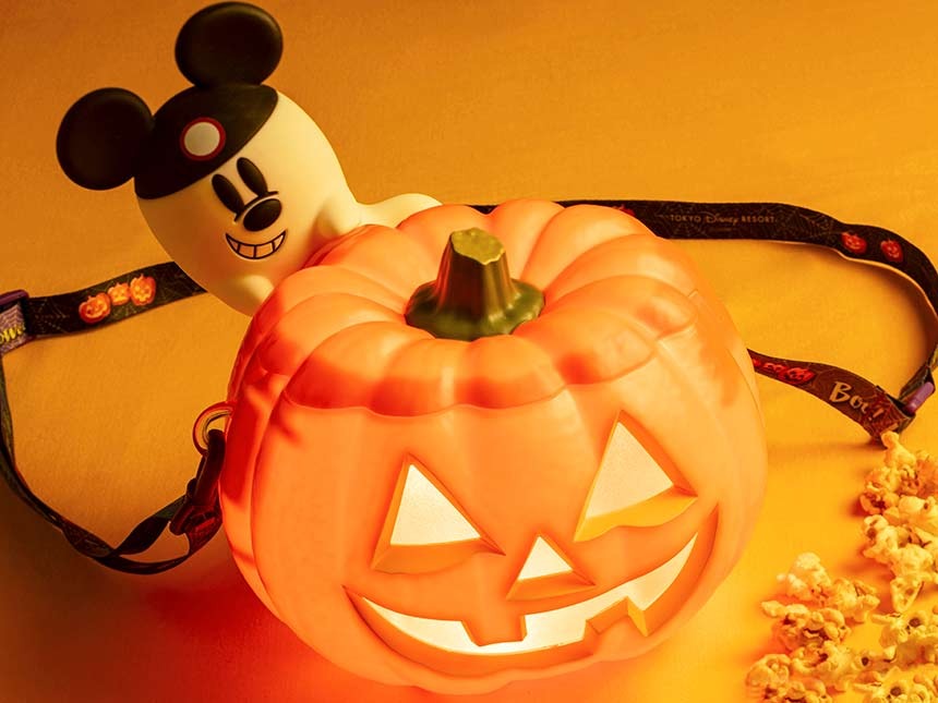 Mickey 鬼鬼米奇 南瓜發光爆谷桶 Tokyo Disneyland Halloween 2024