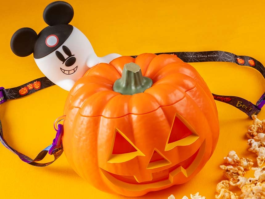 Mickey 鬼鬼米奇 南瓜發光爆谷桶 Tokyo Disneyland Halloween 2024