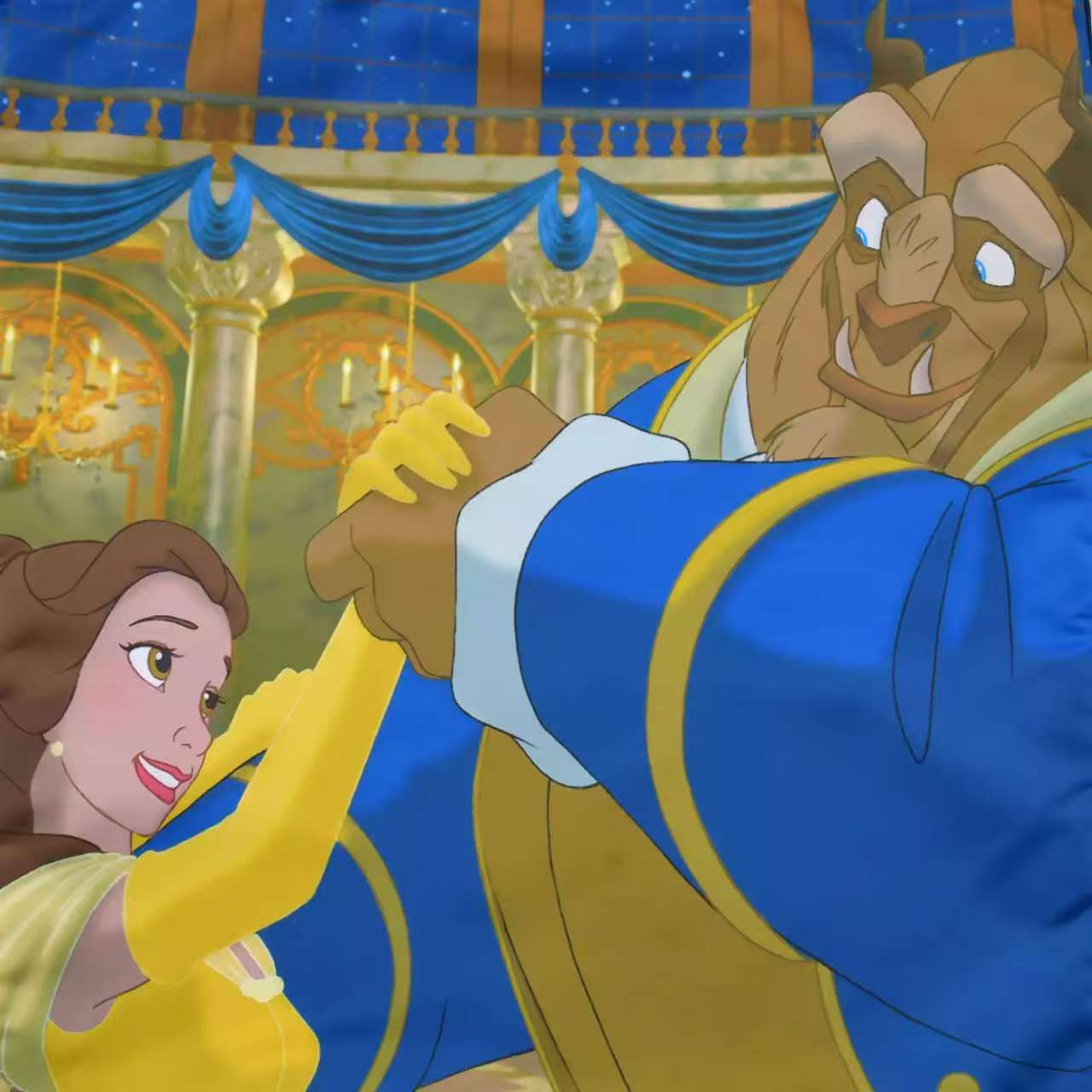 Beauty & the Beast 摺疊環保袋