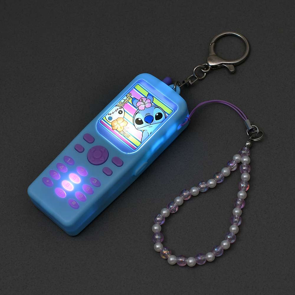 三眼仔/ Stitch/ Minnie/ Donald 發聲電話Keychain - Key Chain Fes