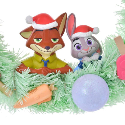 Zootopia Christmas 2024 Judy & Nick LED 聖誕花環