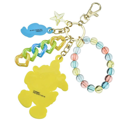 Key chain Fes  三眼仔/ Baymax/ Donald/ Stitch 珠鏈心心匙扣