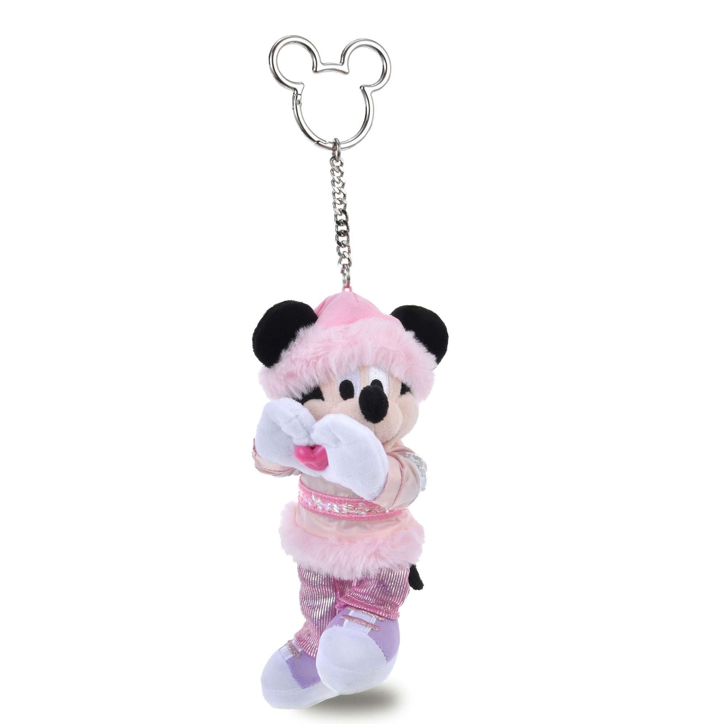 Mickey 白金色/粉紅色/ 黑色匙扣 | Happy Birthday Mickey