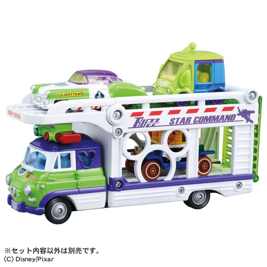 Tomica 玩具車 | Toy Story 5｜Buzz貨車 *可放3架車，圖中小車需另外購買