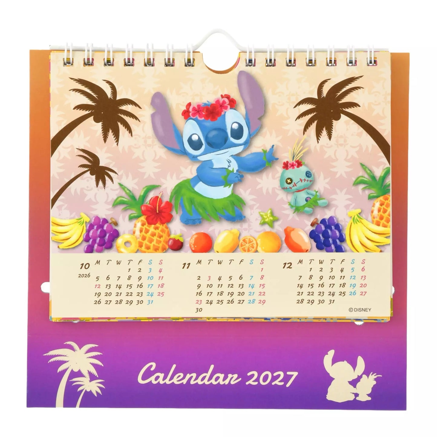 Stitch 坐枱月曆 |CALENDAR ＆ ORGANIZER 2027