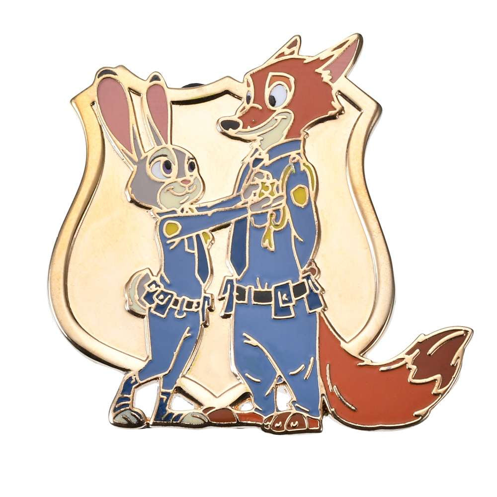 Judy & Nick Pin | 10TH Anniversary Collection from the Disney movie Zootopia
