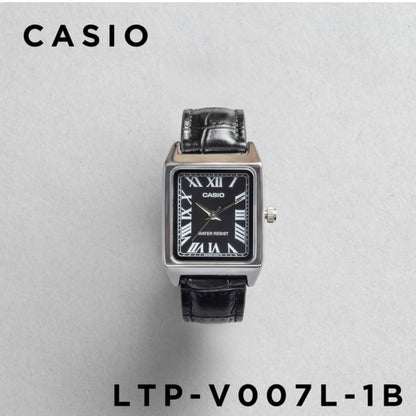 CASIO | LTP-V007L 方型復古皮帶手錶 7色