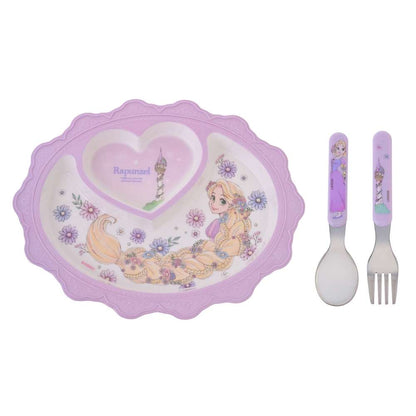 Elsa/ Rapunzel/ Ariel 餐碟連餐具