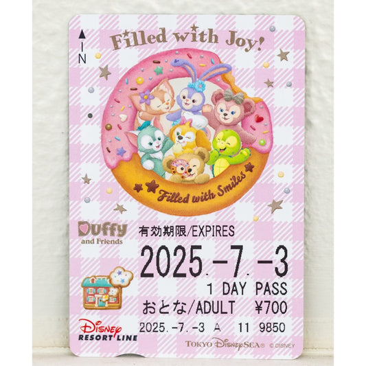 Duffy & Friends - 紀念車票- Filled with Joy!