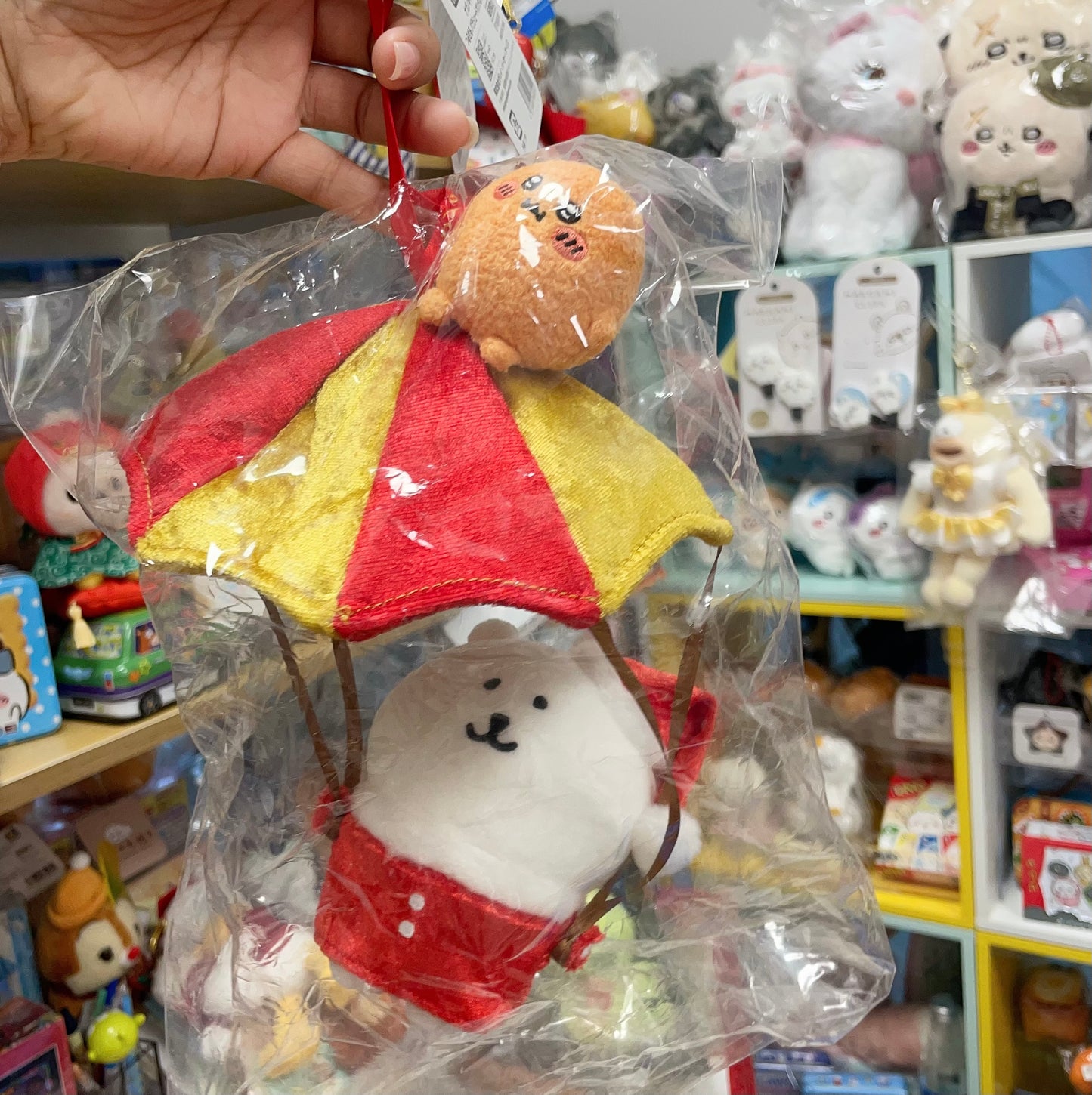 現貨 聖誕小白熊降落傘掛飾