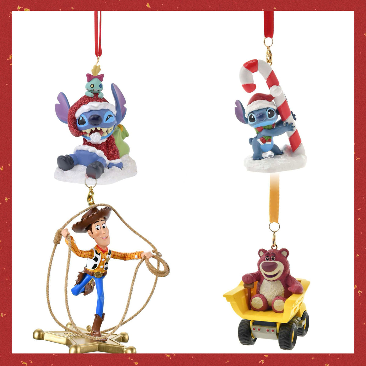 Stitch/ Woody/ Lotso | 2026 DISNEY CHRISTMAS ORNAMENT