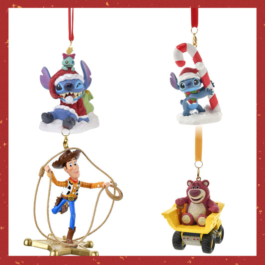 Stitch/ Woody/ Lotso | 2026 DISNEY CHRISTMAS ORNAMENT