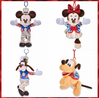 Disney Store 心斎橋開業限定｜Mickey/ Minnie/ Goofy/ Pluto 公仔掛飾