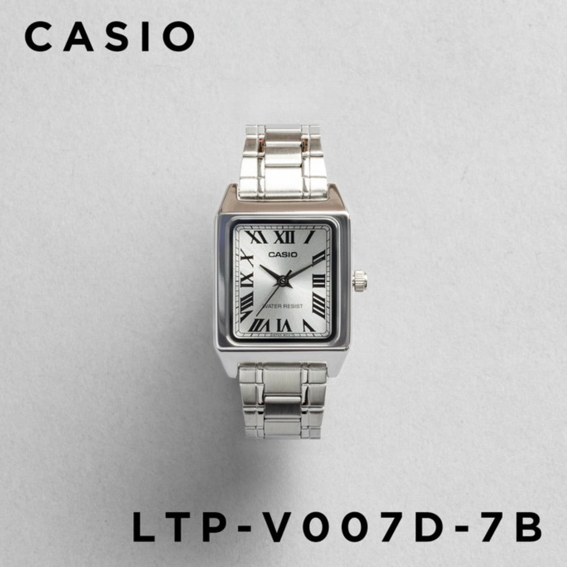 CASIO | LTP-V007  女裝鋼錶 10色