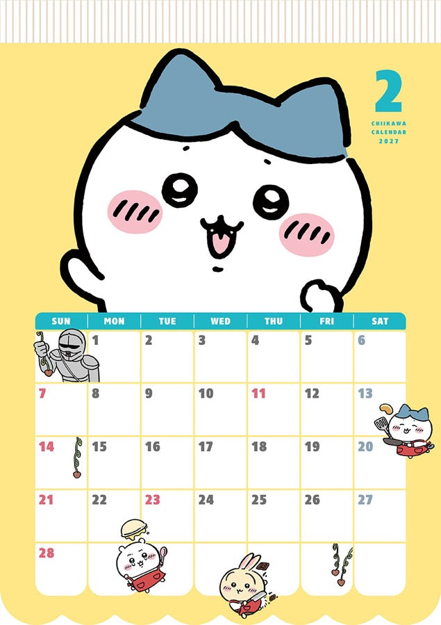 Chiikawa| 小可愛 掛牆月曆 Calendar 2027