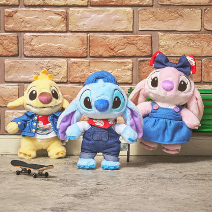 Stitch/ Angel/ 625號 公仔掛飾 Denim Stitch
