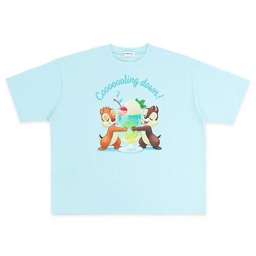 藍色Tee - DisneyLand 園區 Hello Hello Summer