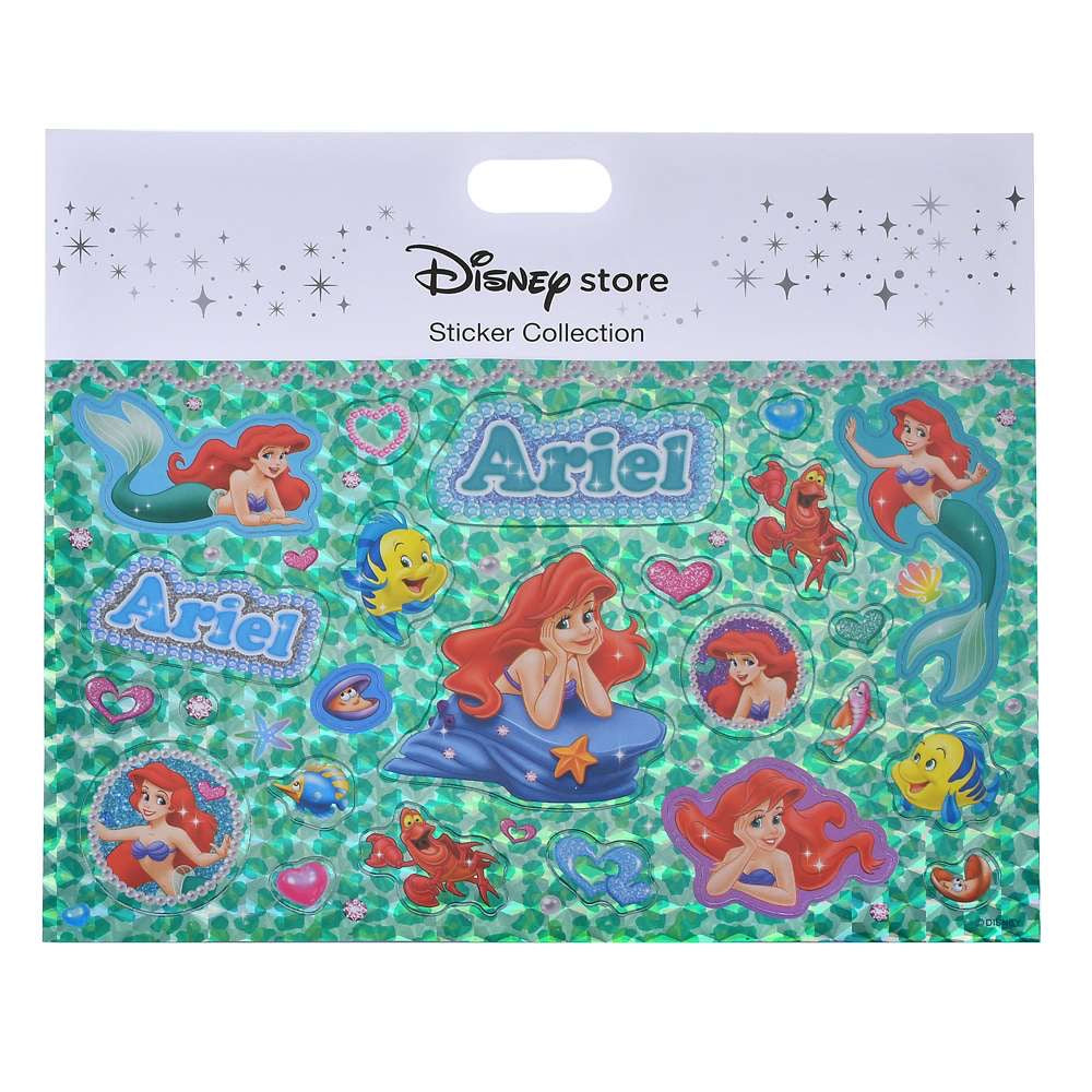 Minnie/ Marie/ Stitch/ Ariel 閃爍貼紙 - Sticker Collection