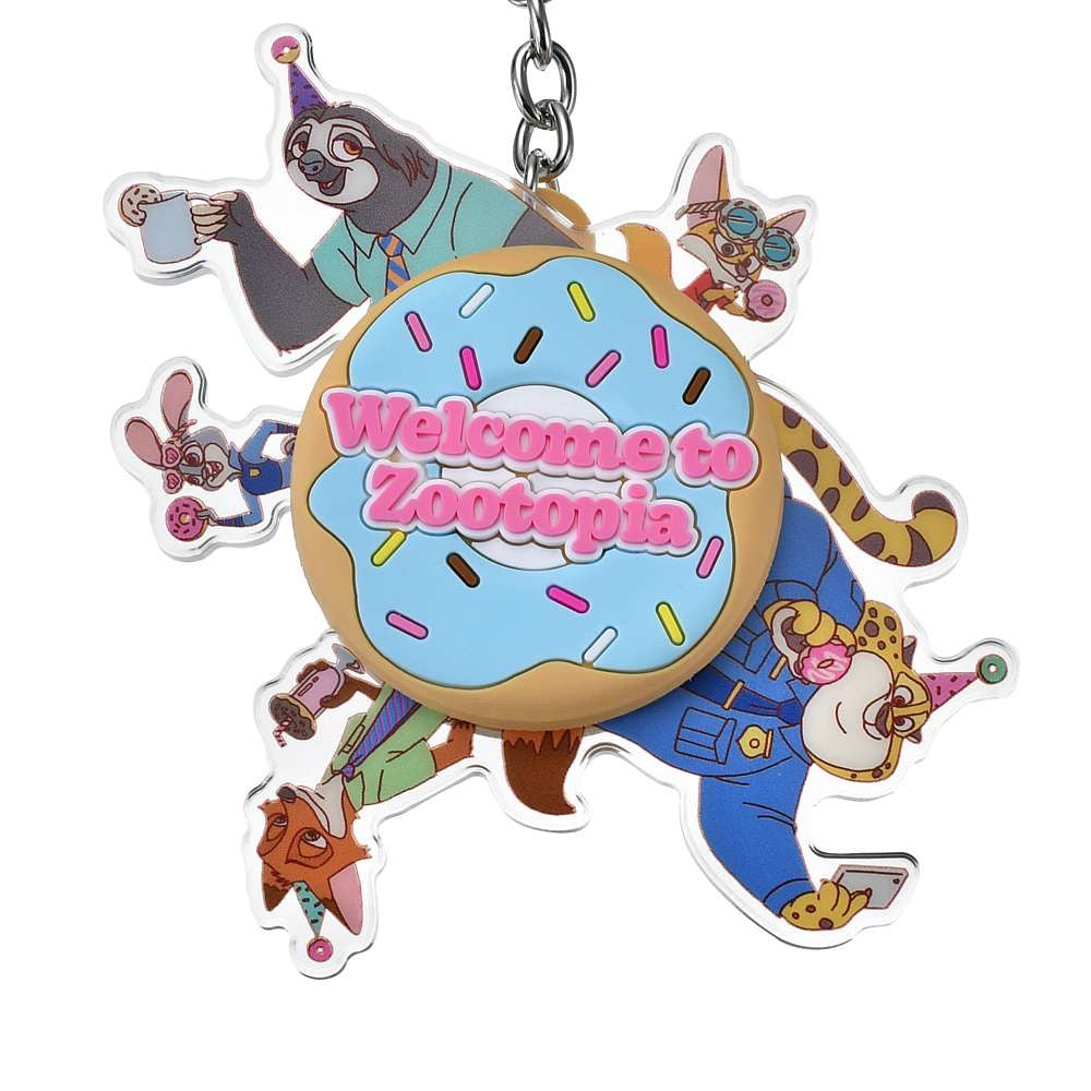 可轉動Keychain  | 10TH Anniversary Collection from the Disney movie Zootopia