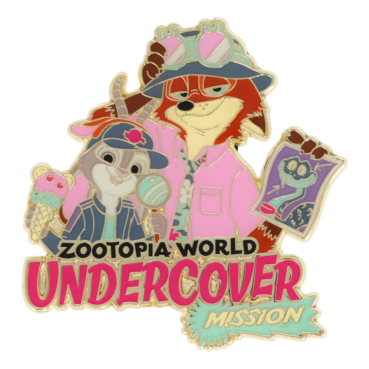 Pin｜ZOOTOPIA WORLD UNDERCOVER MISSION