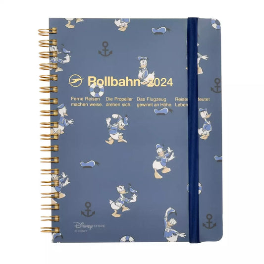 Donald duck Rollbahn B6 Schedule Book Calendar＆Organizer 2024
