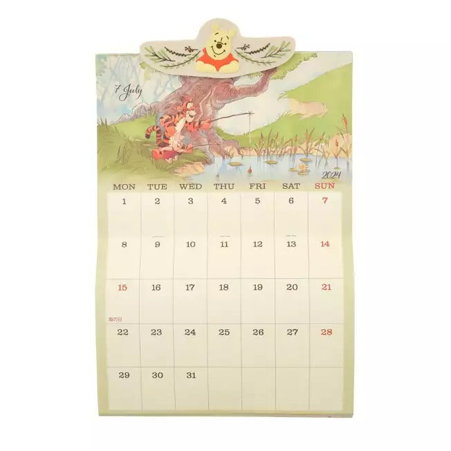 Pooh 掛牆月曆連磁石夾仔 Calendar＆Organizer 2024