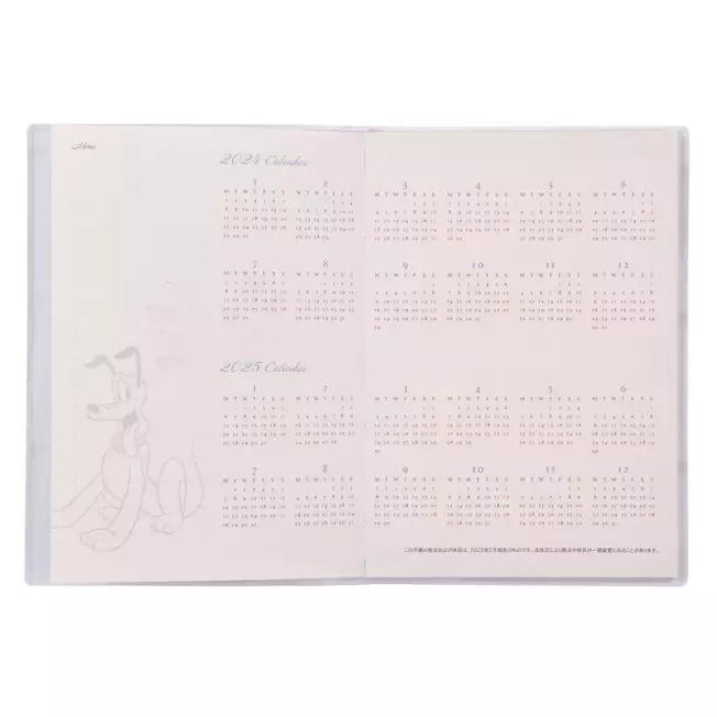 Mickey B6 Schedule Book Calendar＆Organizer 2024