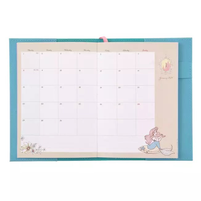 Ariel 硬皮 B6 Schedule Calendar＆Organizer 2024