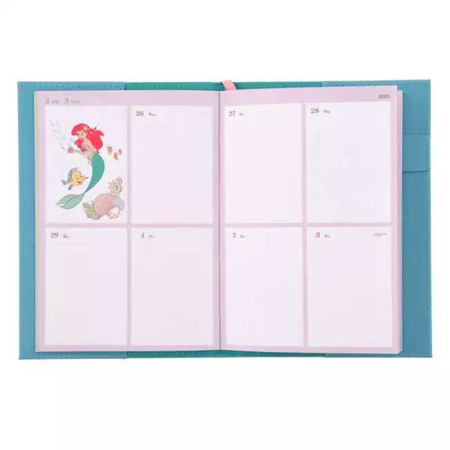Ariel 硬皮 B6 Schedule Calendar＆Organizer 2024