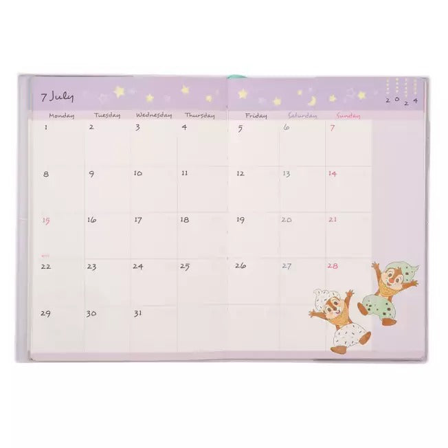 Chip & Dale B6 Schedule Book Calendar＆Organizer 2024