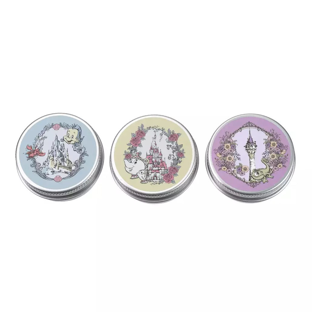 Ariel & Rapunzel & Belle Lip Balm set Disney Gift