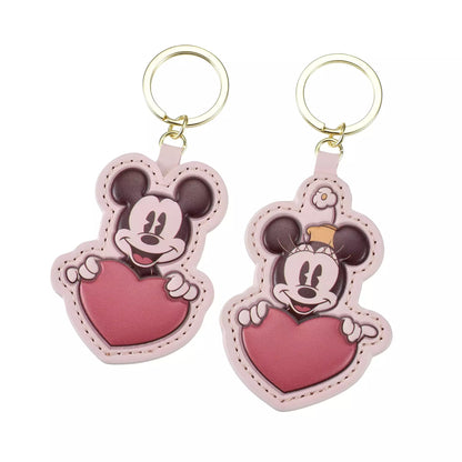 Mickey & Minnie Pair 匙扣 Leather