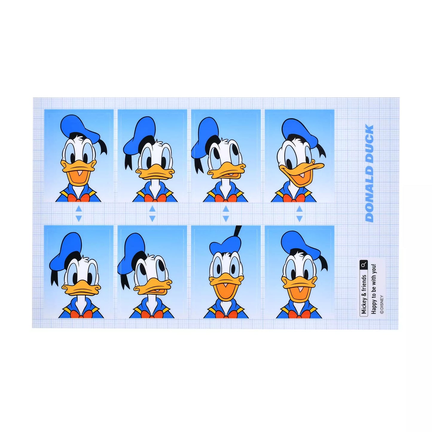 Donald/ Stitch/ Mickey/ Minnie 證件相貼紙