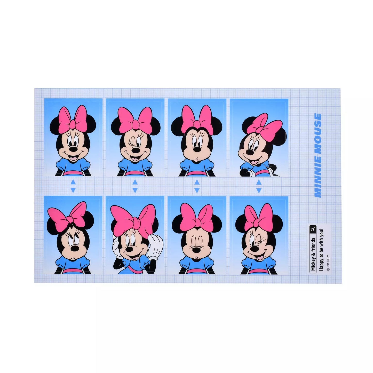 Donald/ Stitch/ Mickey/ Minnie 證件相貼紙