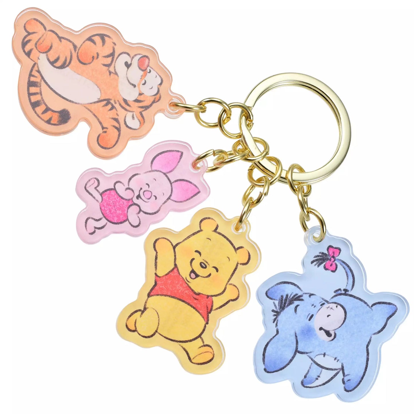 Pooh & Friends 四連環匙扣 Disney ARTIST COLLECTION by Lommy