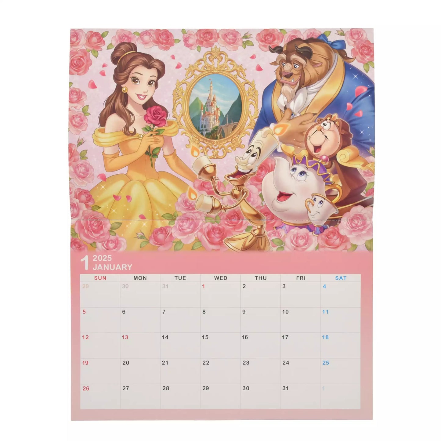 Disney 角色 掛牆月曆 Calendar＆Organizer 2025