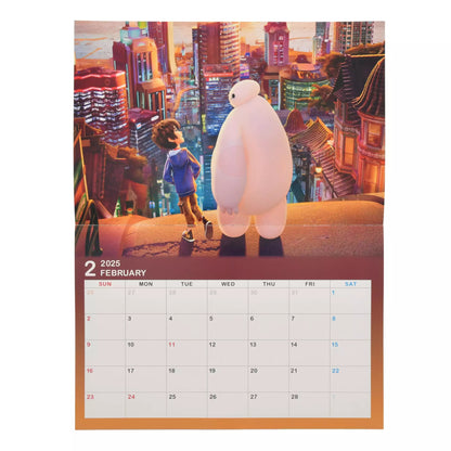 Disney 角色 掛牆月曆 Calendar＆Organizer 2025