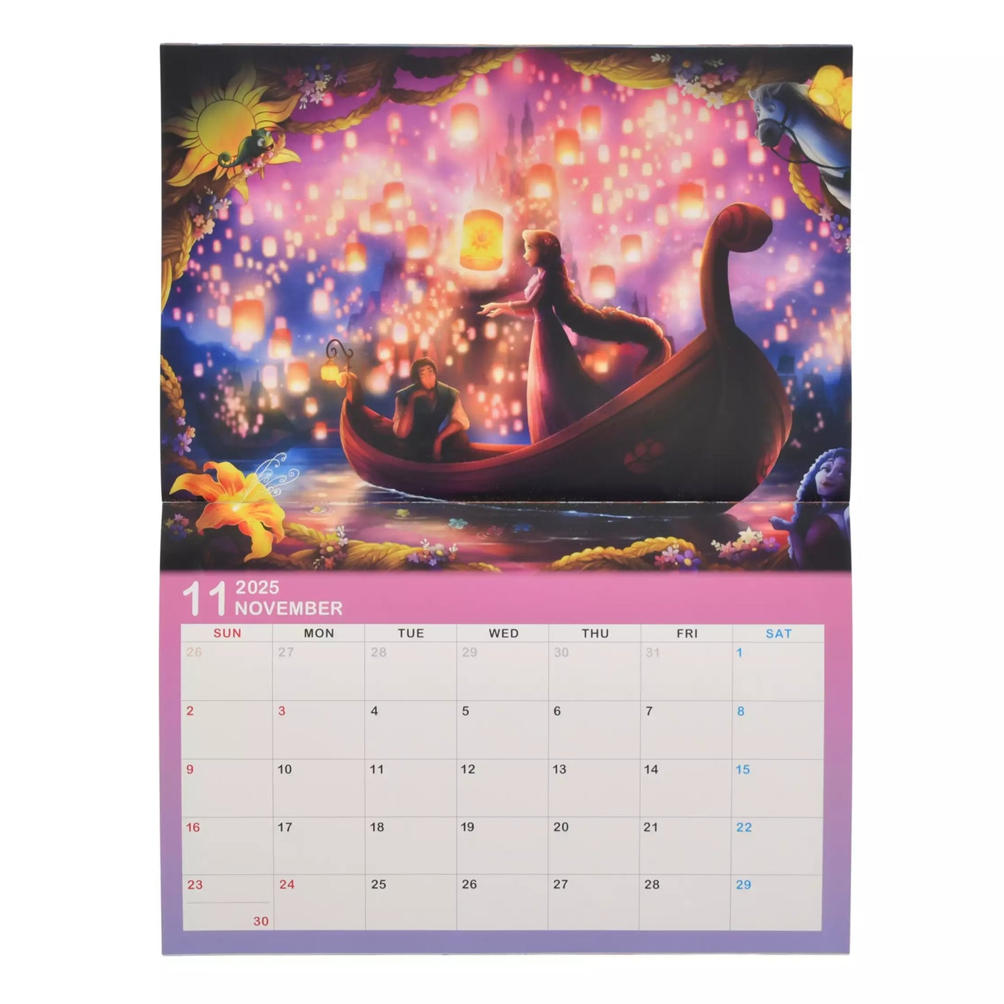 Disney 角色 掛牆月曆 Calendar＆Organizer 2025