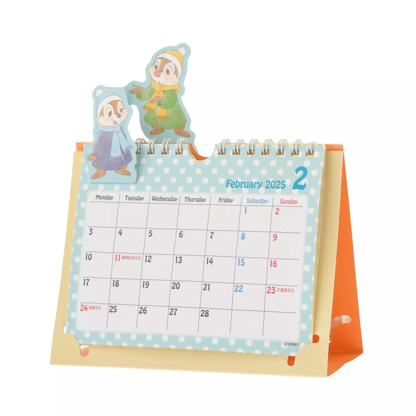 Chip & Dale 座台月曆 Calendar＆Organizer 2025