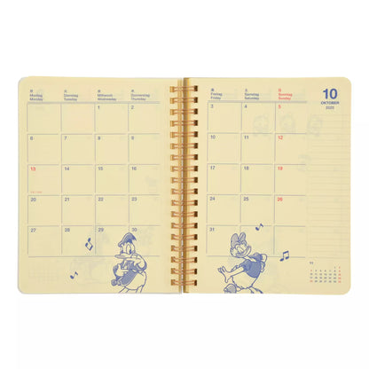 Donald Rollbahn 手帳 Schedule Calendar＆Organizer 2025