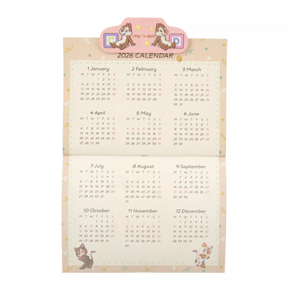 Chip & Dale 磁石夾掛牆月曆 Calendar＆Organizer 2025